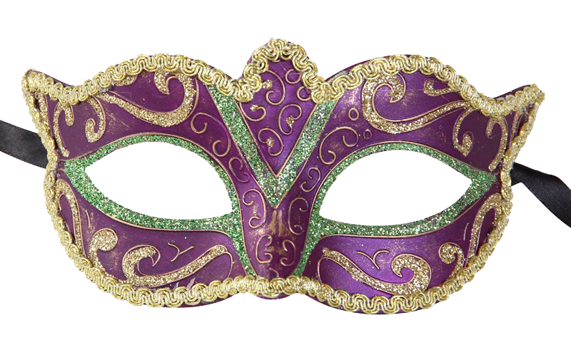 Mardi Orleans Ball Masquerade Gras Mask In Clipart