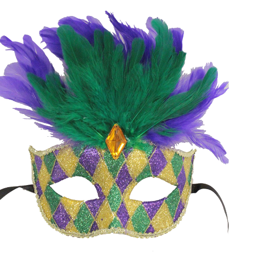 Mardi Funny Ball Masquerade Gras Mask Party Clipart