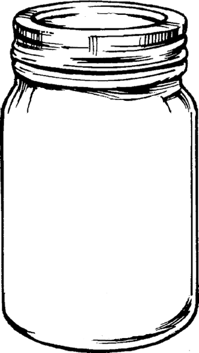 Mason Jar With Flowers Image Image Png Clipart
