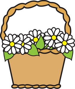 May Basket Image A Brown Of Clipart