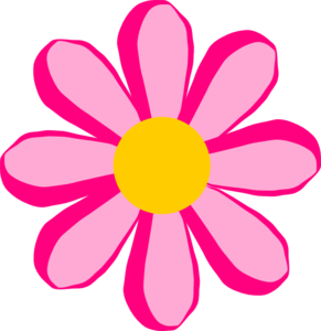 May Pink Flower 2 At Vector Clipart
