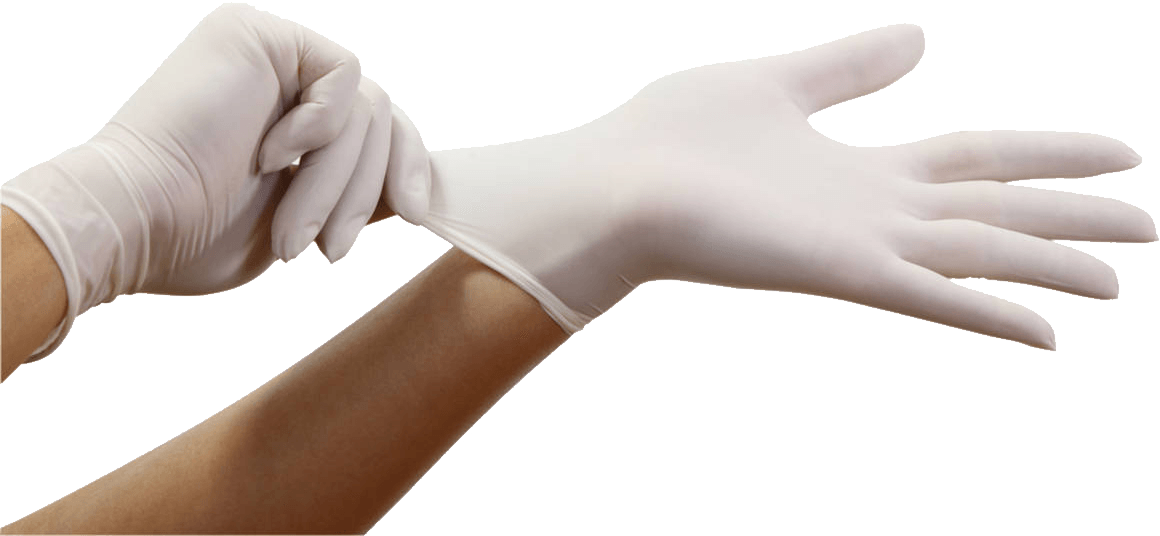 Latex On Medical Allergy Glove Gloves Hands Clipart