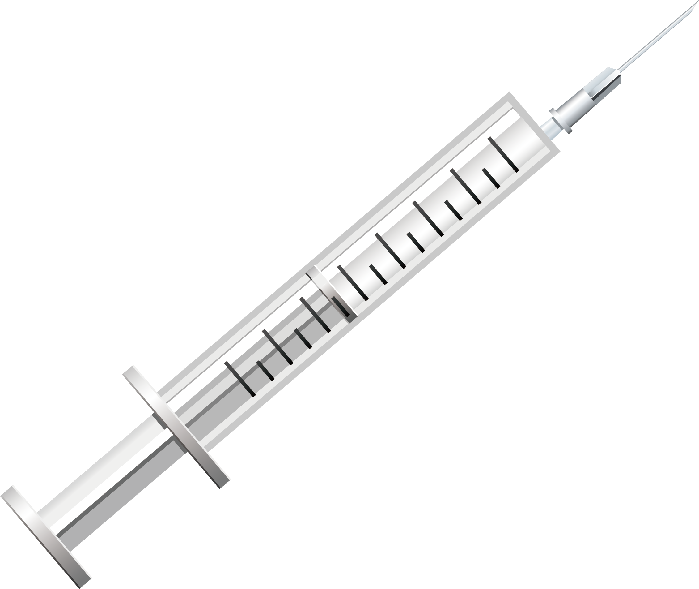 Material Nursing Needle Medicine Vector Syringe Hypodermic Clipart