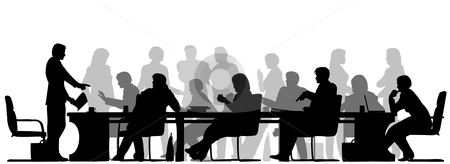 Meeting Black White Images Png Image Clipart