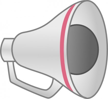 Cheer Megaphone Black And White Download Png Clipart