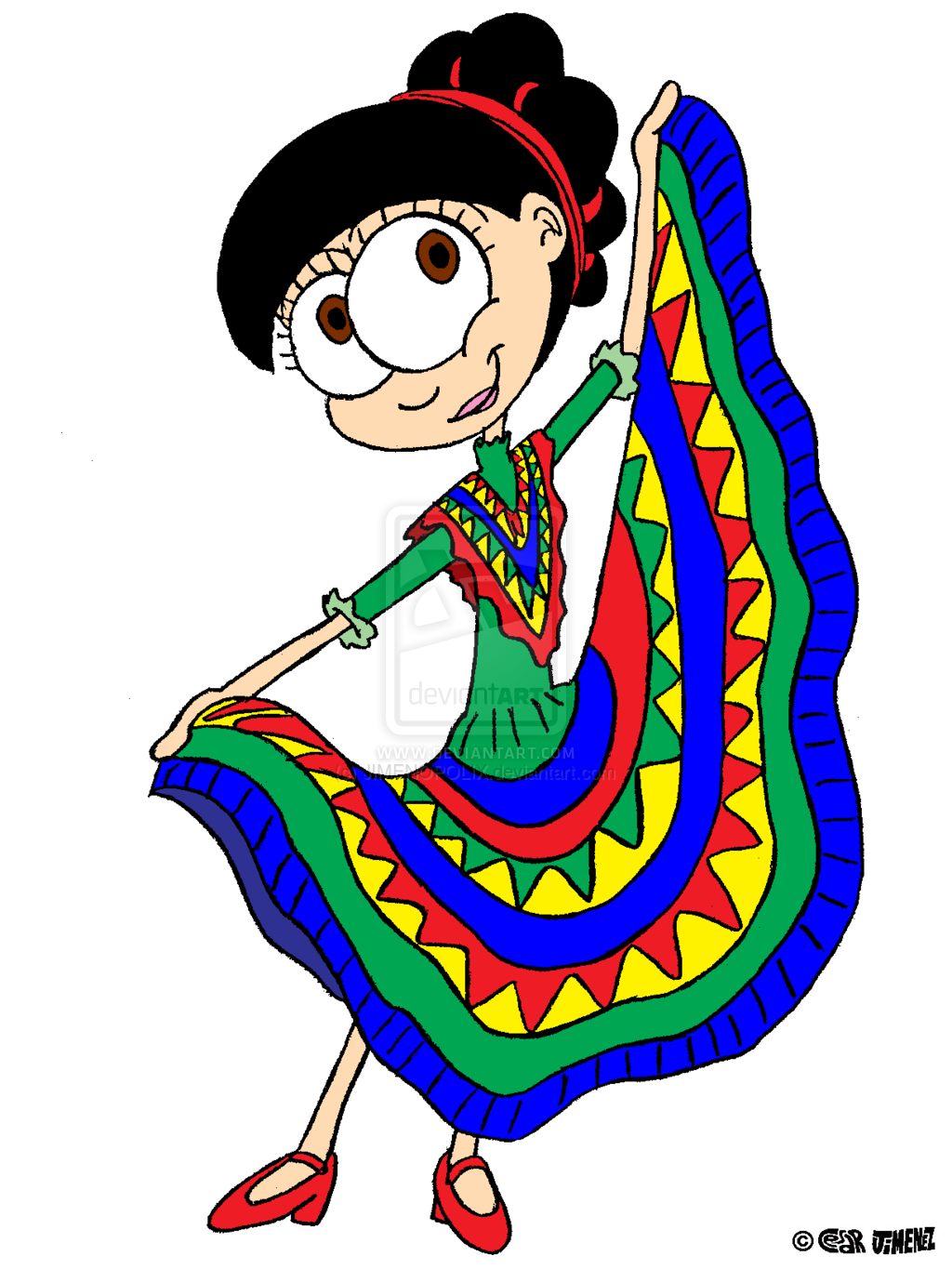 Mexican Dancers Kid Download Png Clipart