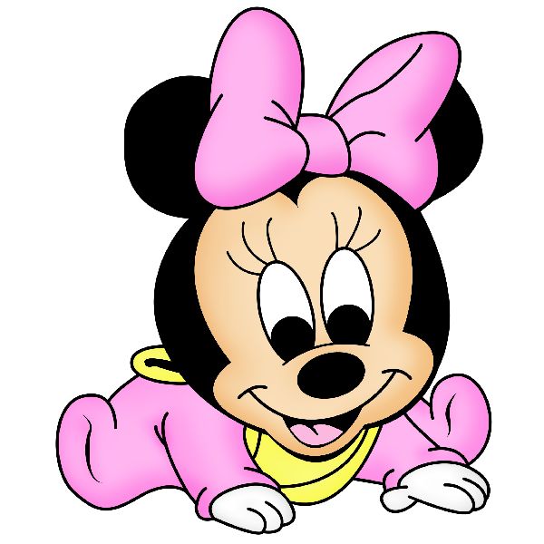Mickey Mouse Disney 5 Babies Mickey Heads Clipart