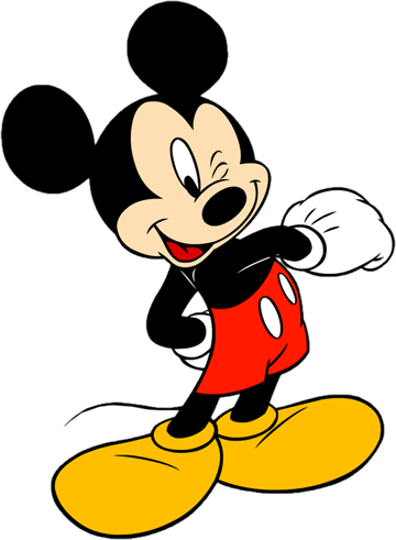 Mickey Mouse Black And White Image Png Clipart