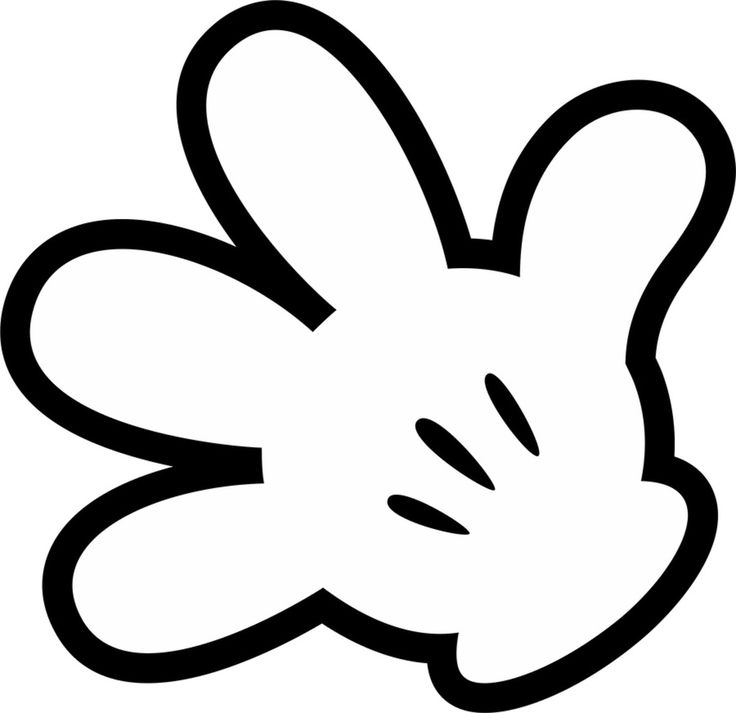 Mickey Mouse Gloves Download Png Clipart