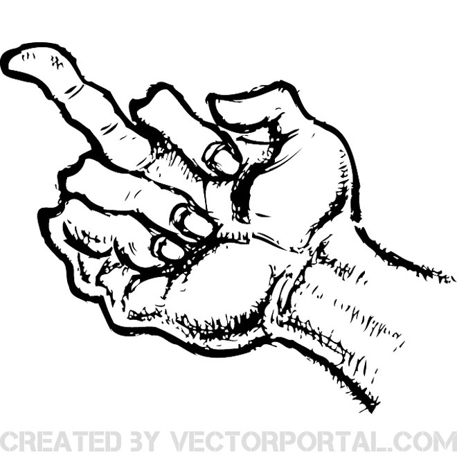 Middle Finger Vector Graphics Freevectors Png Image Clipart