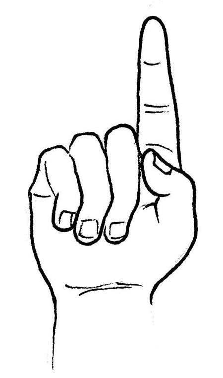 Free Middle Finger Image Download Png Clipart