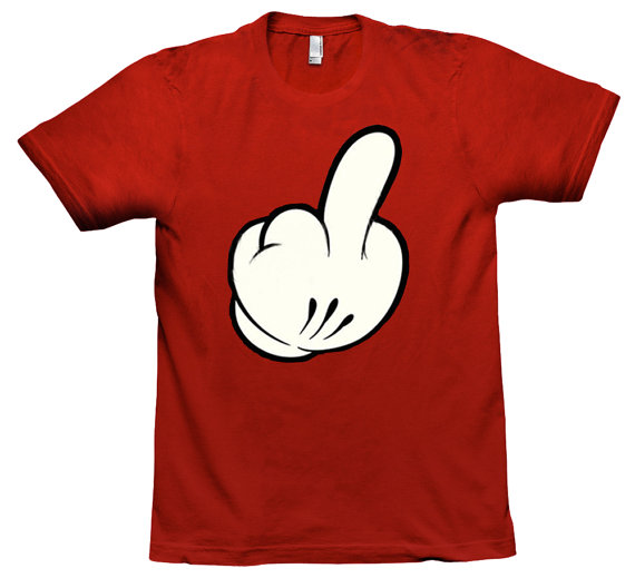 Cartoon Middle Finger Hd Photo Clipart