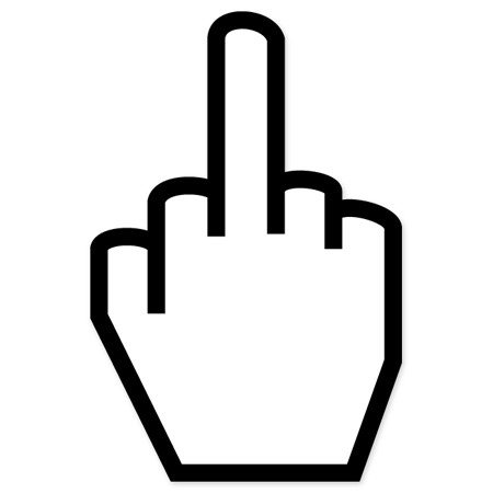 Image Of Middle Finger Free Download Clipart