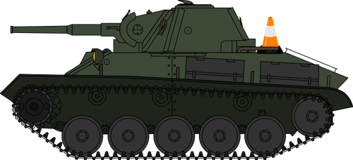 Military Vehicle T-70 Clipart