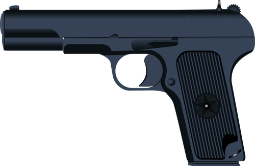 Tokarev Tt-33 Pistol Clipart