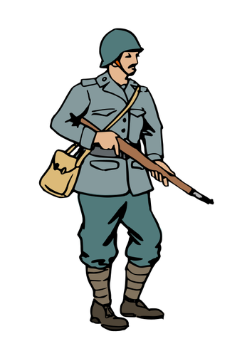Italian Soldier Of Ww2 Clipart