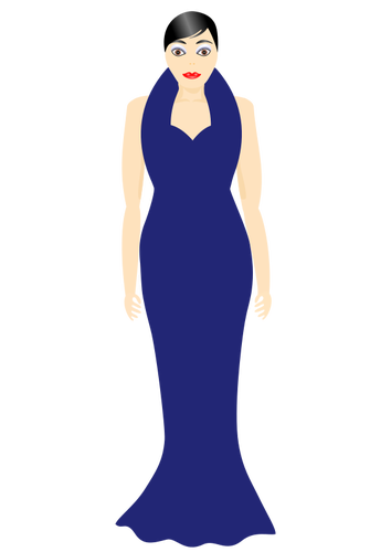 Dressed In Blue Clipart