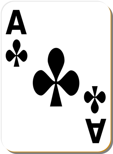 Ace Of Clubs Clipart