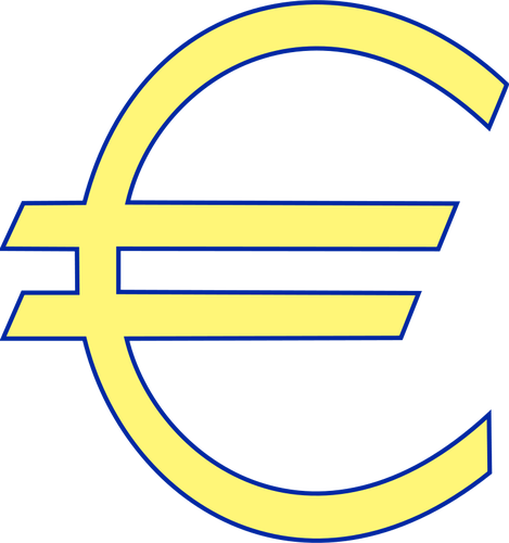 Monetary Euro Symbol Clipart