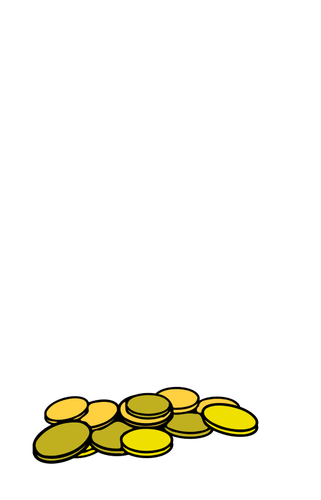 Bunch Of Coins Clipart