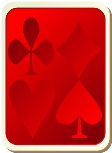 Playing Card Back Red Clipart