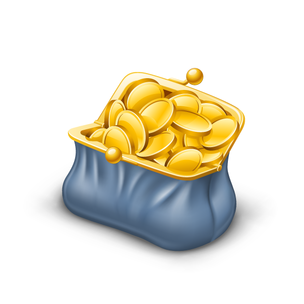 Gold Money Coins Bag Vector Of Coin Clipart