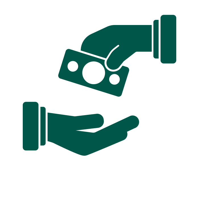 Give Money Funds Hand Factoring Transfer Electronic Clipart