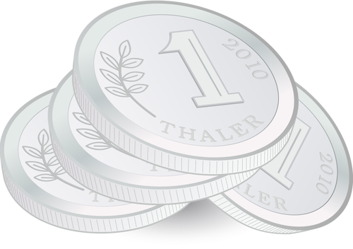 Pile Of Silver Coins Clipart