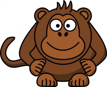Cartoon Monkey Vector For Download About Clipart