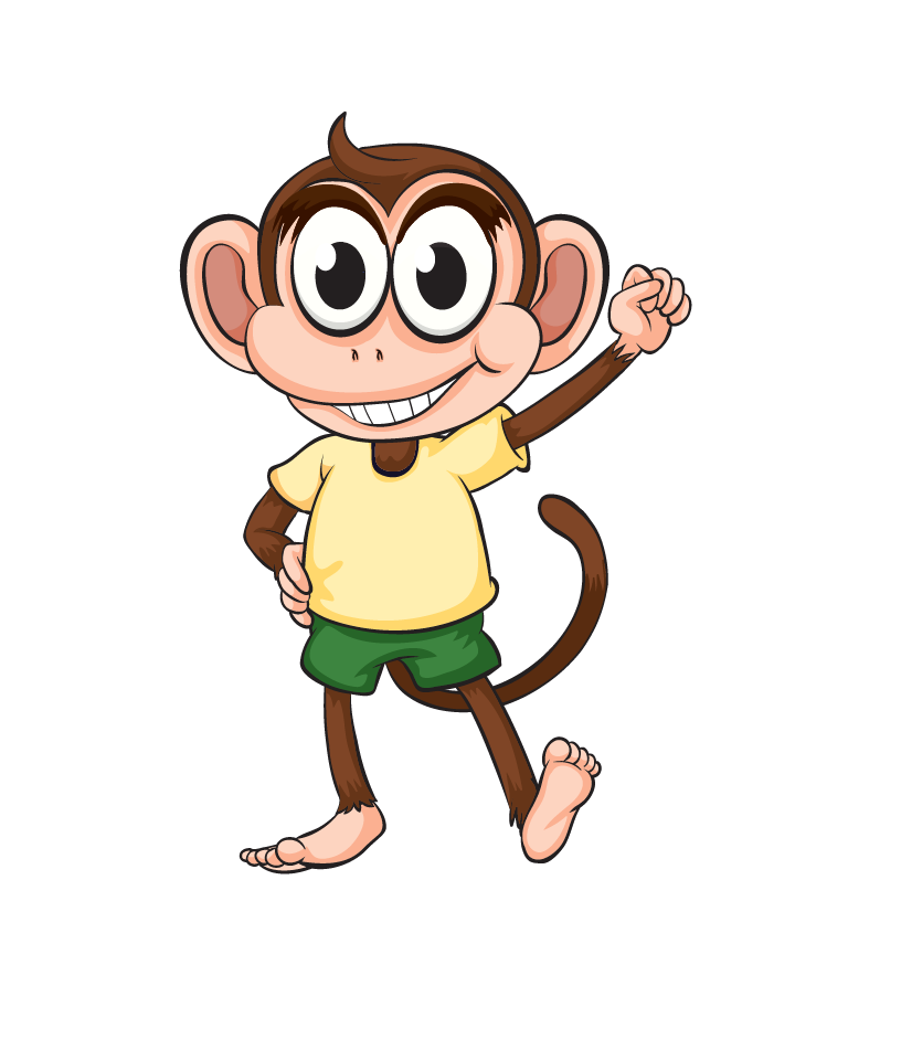 Gorilla Ape Cute Monkey Cartoon Download HQ PNG Clipart