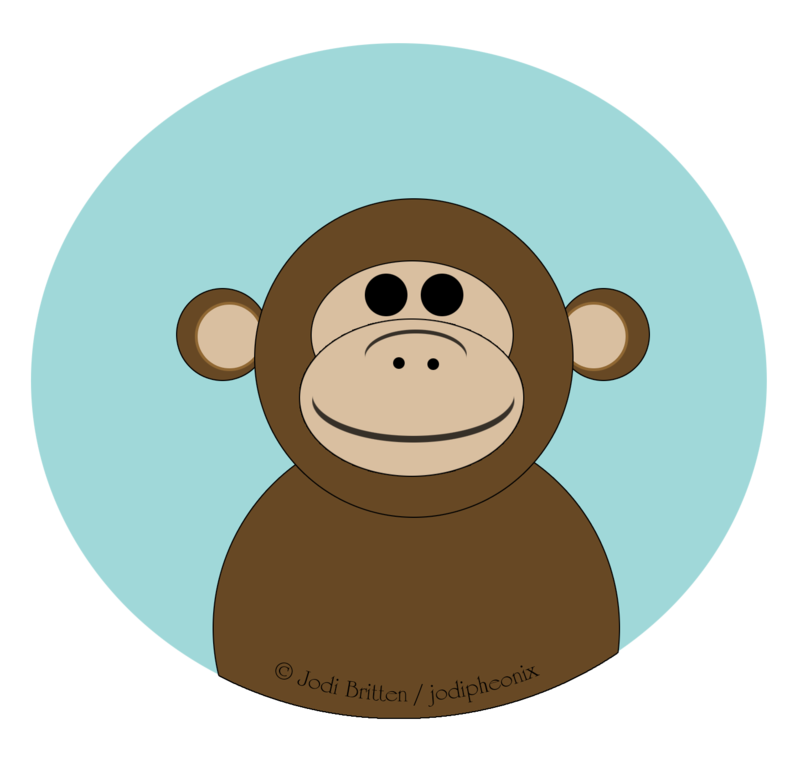 Product Monkey Illustration Cartoon Free Download Image Clipart