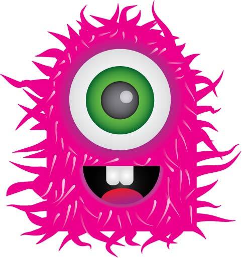 Cute Monster Vectors Download Vector Art Image Clipart