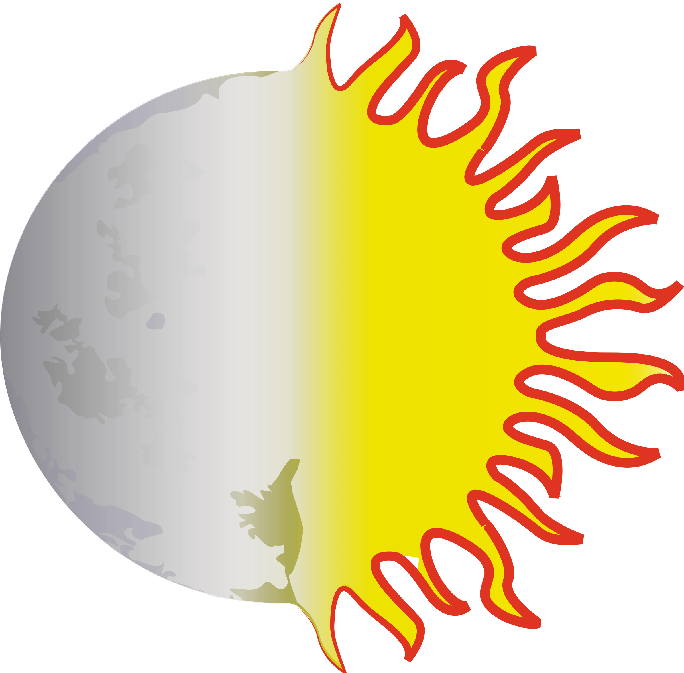 Sun And Moon Many Interesting Transparent Image Clipart