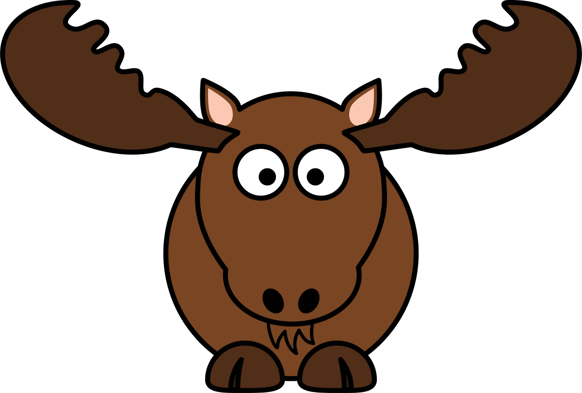 Cartoon Moose By Studiofibonacci Cartoon Image Png Clipart