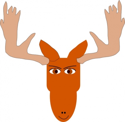 Moose Vector Moose 6 Graphics Me Clipart