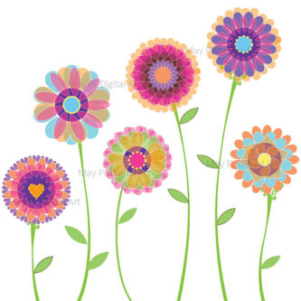 Mothers Day Printable Happy Mother Day Flowers Clipart