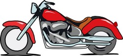 Download Vector Dog On Motorcycle Image Clipart