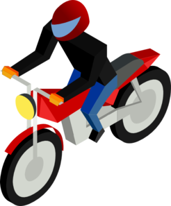 Motorcycle Driver At Clker Vector Png Image Clipart