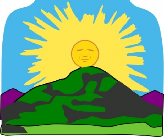 Sun Rays Mountain For You Clipart Clipart