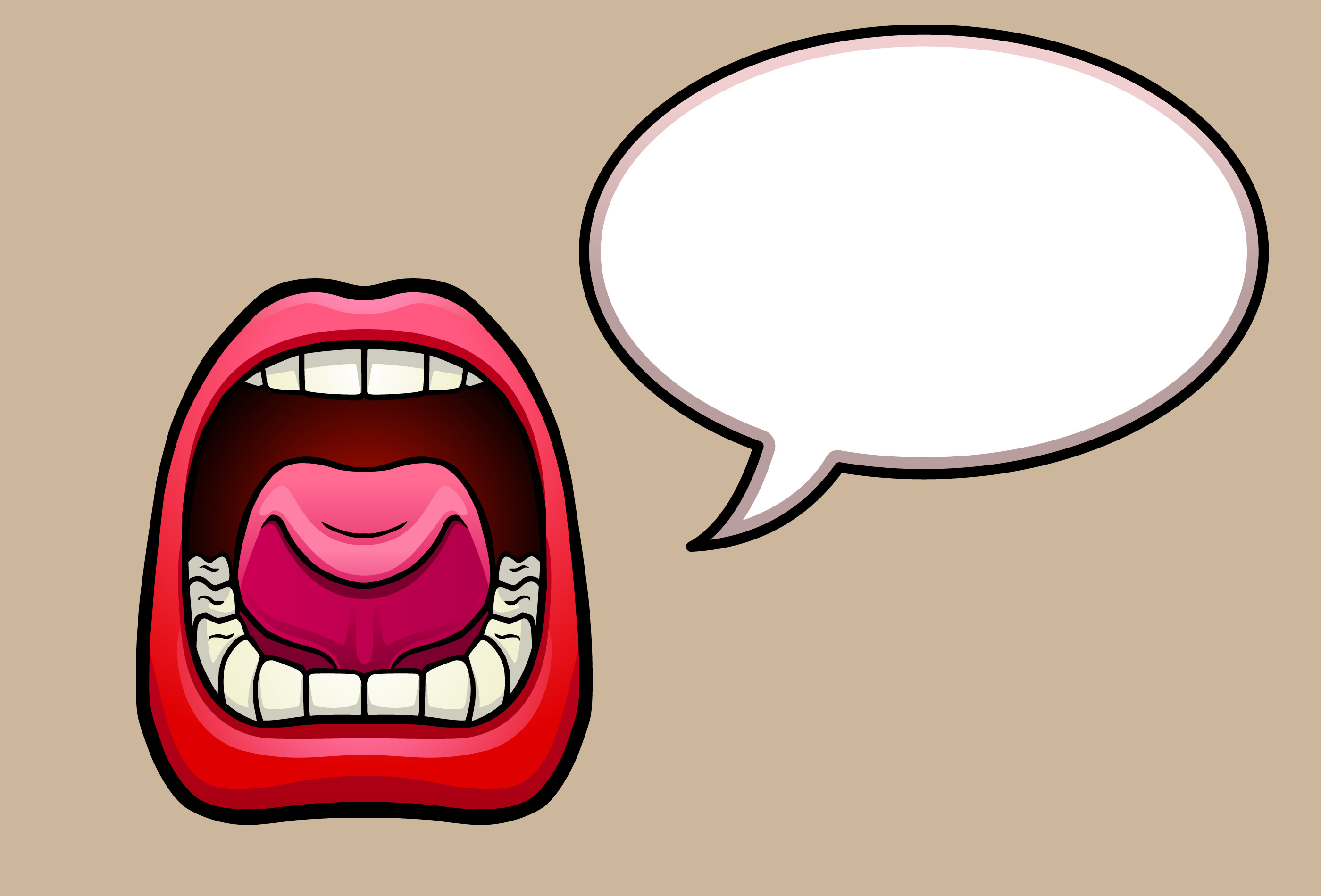 Clipart Speaking Mouth Collection Png Image Clipart
