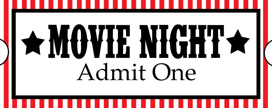 Movie Night Ticket Hd Image Clipart