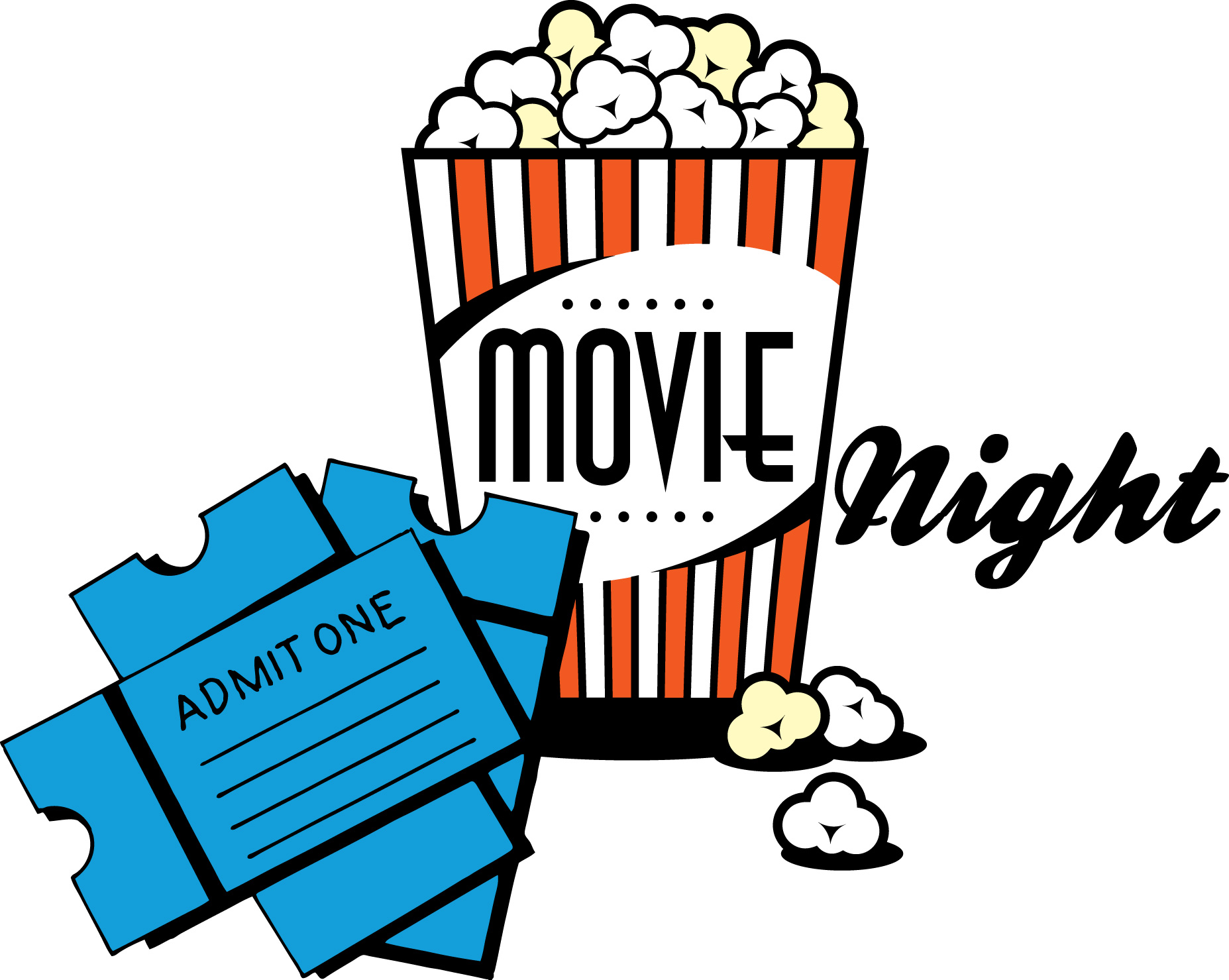 Movie Night Images Clipart Clipart