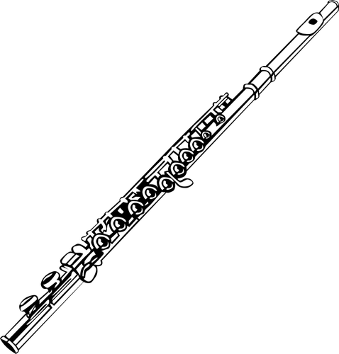 Flute Illustration Clipart