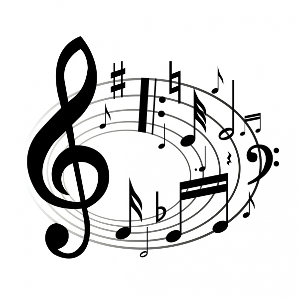 Christian Music Notes Hd Image Clipart