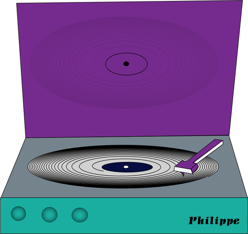 Simple Philippe Turntable Clipart