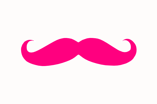 Pink Mustache At Vector Free Download Clipart