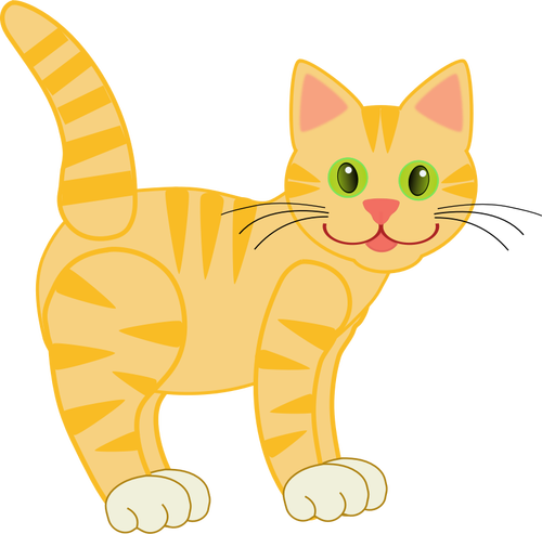 A Tiger Cat Clipart