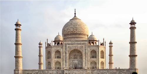 Taj Mahal Landmark Clipart