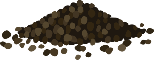 Of Black Pepper On A Pile Clipart