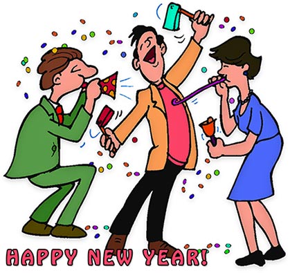 Free New Year New Year Graphics Clipart